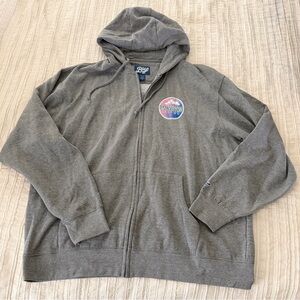 Blue 84 Gray Hoodie with Galveston Island Color-Block Patch